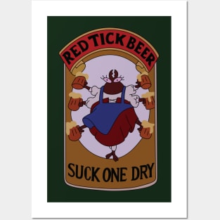 Red Tick Beer Posters and Art